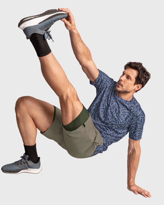 Camiseta deportiva masculina con tecnología de secado rápido