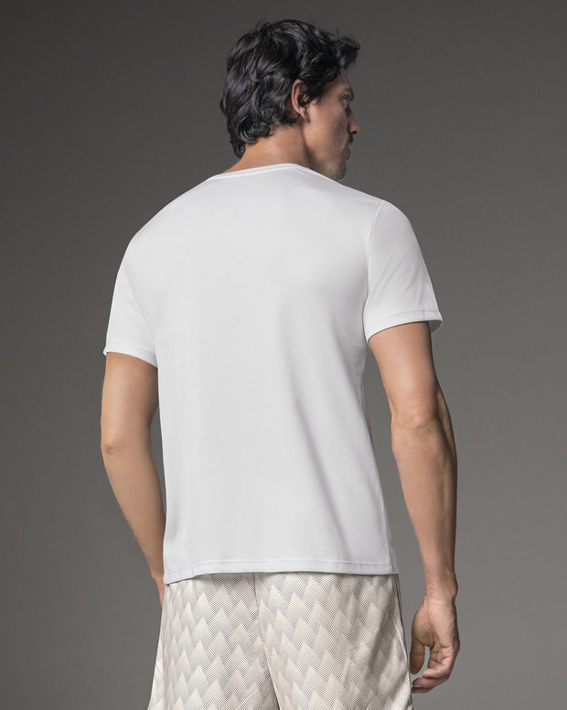Camiseta deportiva masculina semiajustada de secado rápido