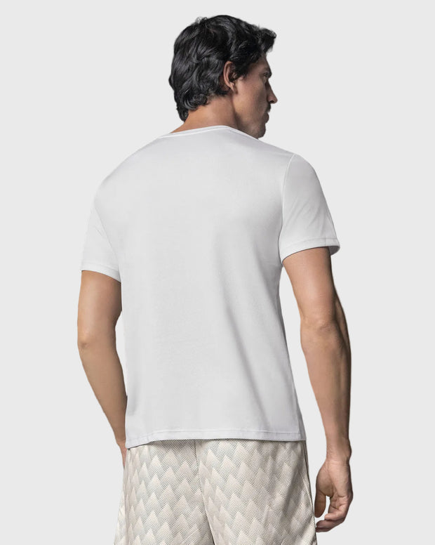 Camiseta deportiva masculina semiajustada de secado rápido