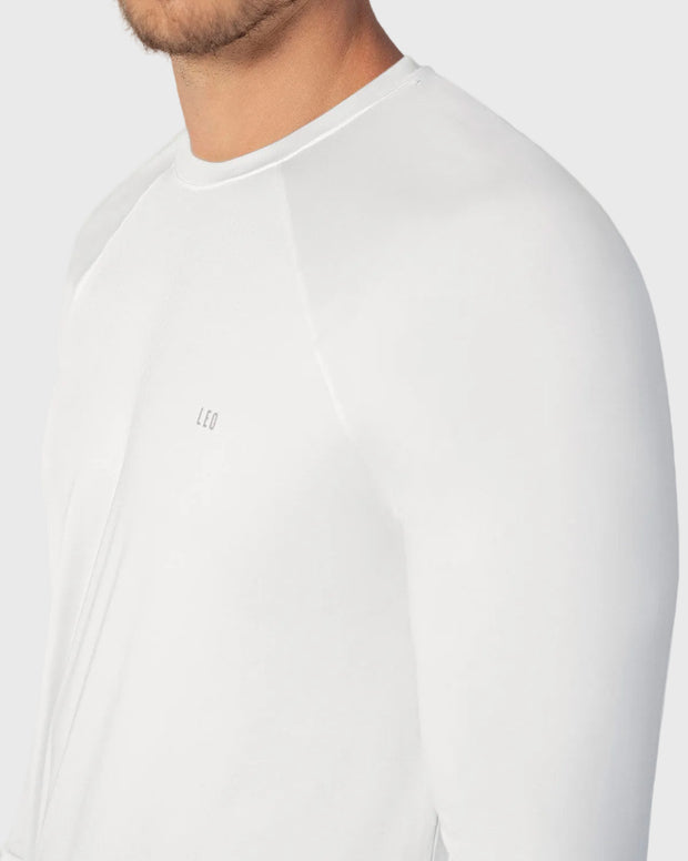 Camiseta deportiva masculina manga larga con protección UV