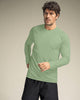 Camiseta deportiva masculina manga larga con protección UV#color_615-verde