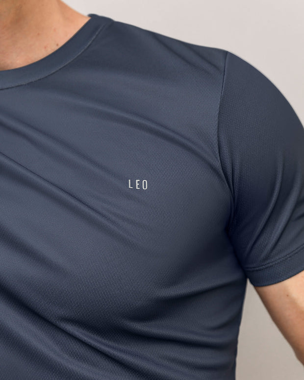 Camiseta deportiva con tela texturizada y transpirable