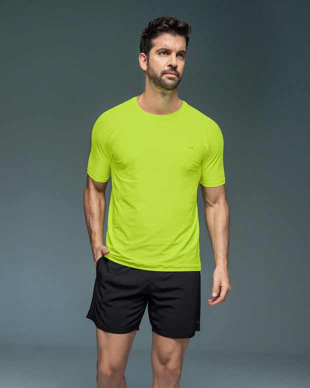 Camiseta deportiva con tela texturizada y transpirable