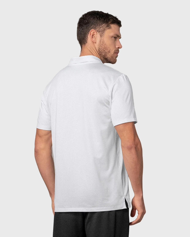 Camiseta deportiva transpirable con cuello tipo polo