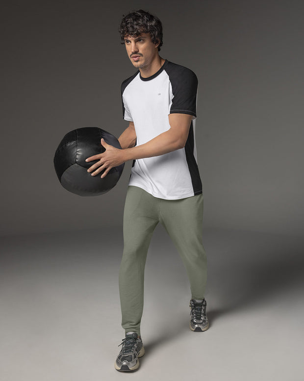 Camiseta deportiva masculina manga corta