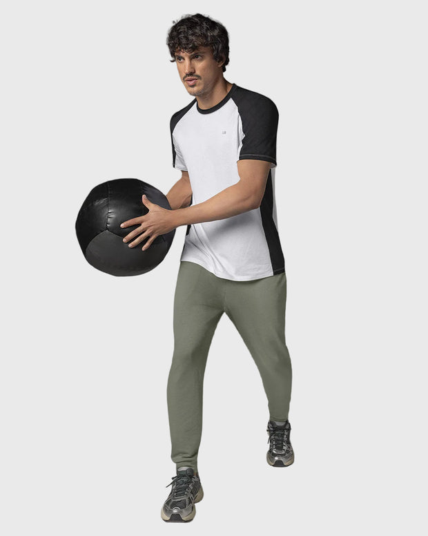 Camiseta deportiva masculina manga corta