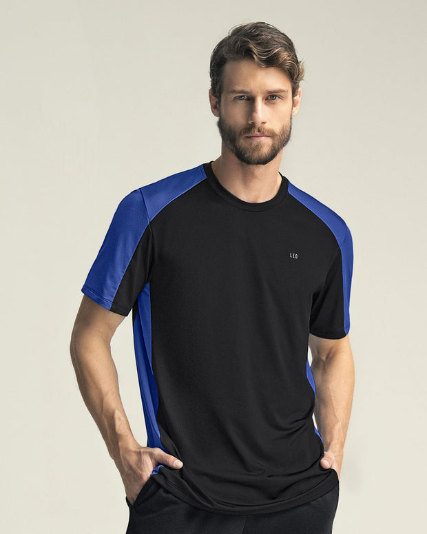Camiseta deportiva masculina manga corta