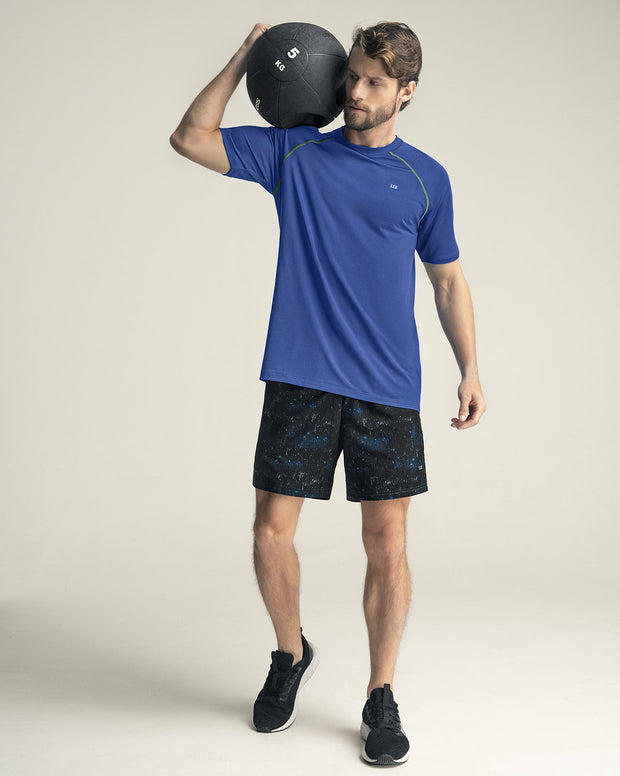 Pantaloneta deportiva con bolsillos funcionales