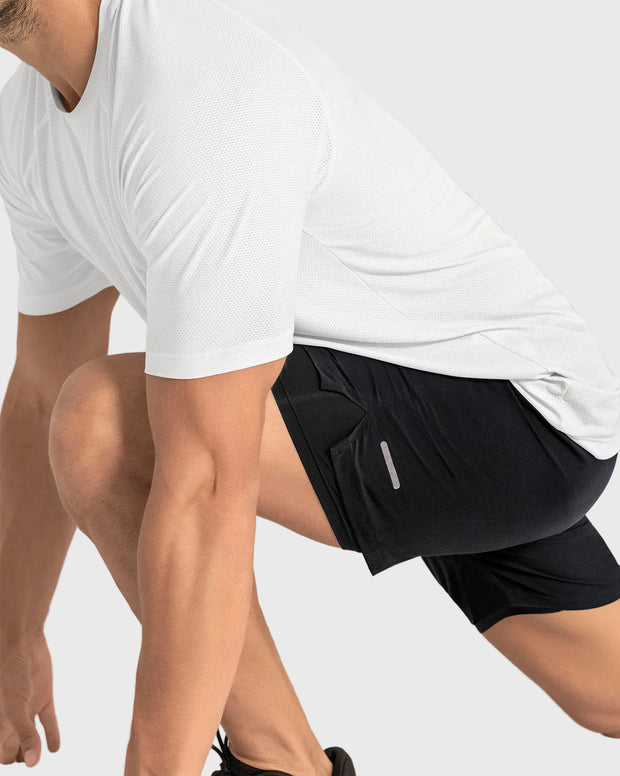 Pantaloneta deportiva con bóxer interno