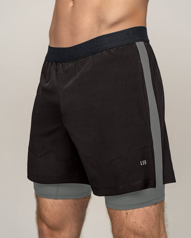 Pantaloneta deportiva con bóxer interno fijo