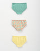 Paquete x 3 panties clásicos en algodón suave para niña#color_s31-coral-estampado-amarillo-verde
