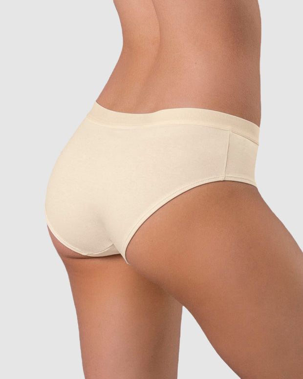 Paquete x 3 panties estilo hípster en algodón