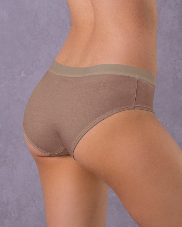 Paquete x 3 panties estilo hípster en algodón