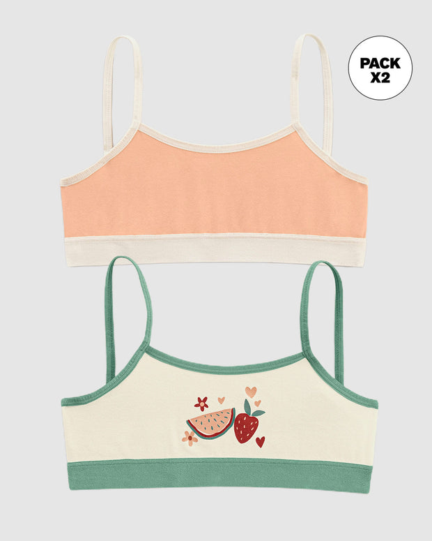 Paquete x 2 Top para niña