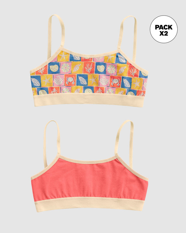 Paquete x 2 Top para niña