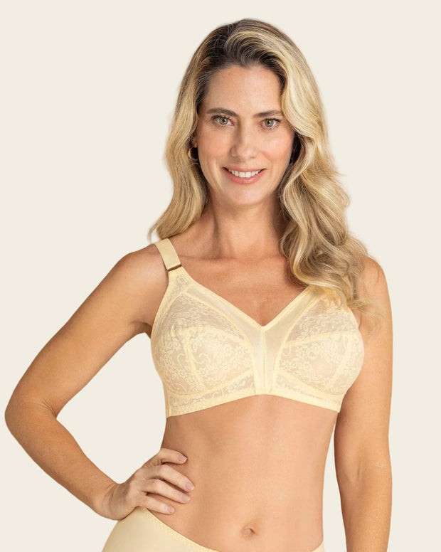 Brasier con copas completas en encaje de buen cubrimiento