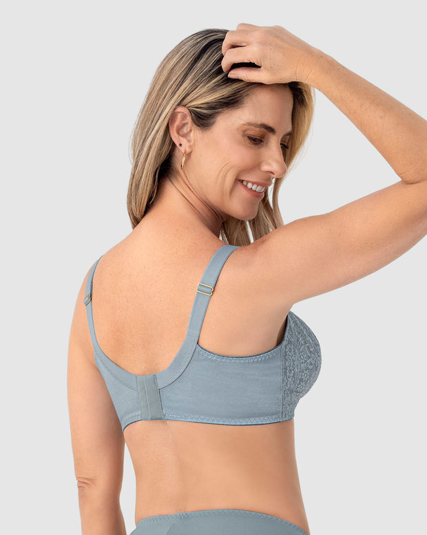 Brasier con copas completas en encaje de buen cubrimiento