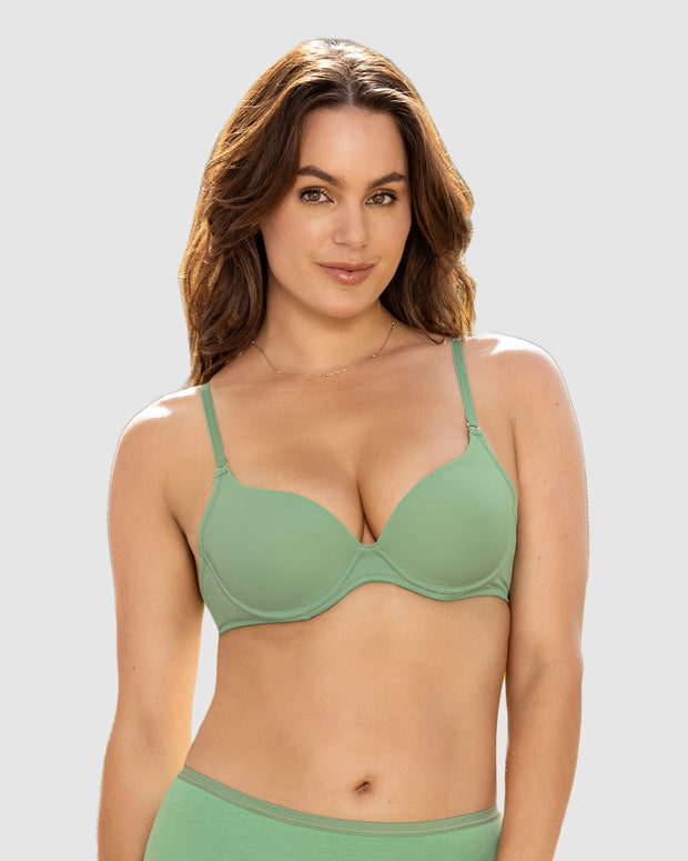 Brasier de realce suave con cargaderas multiusos