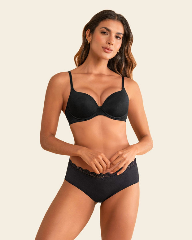 Brasier de realce suave con cargaderas multiusos