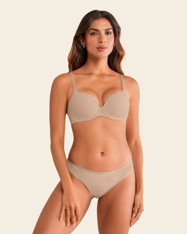 Brasier de realce suave con cargaderas multiusos