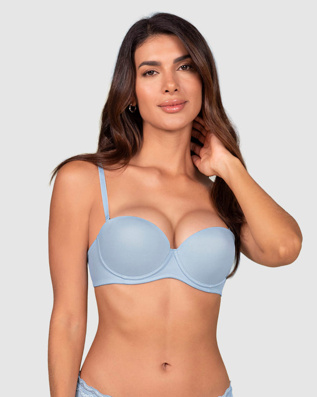 Brasier strapless con arco de realce suave