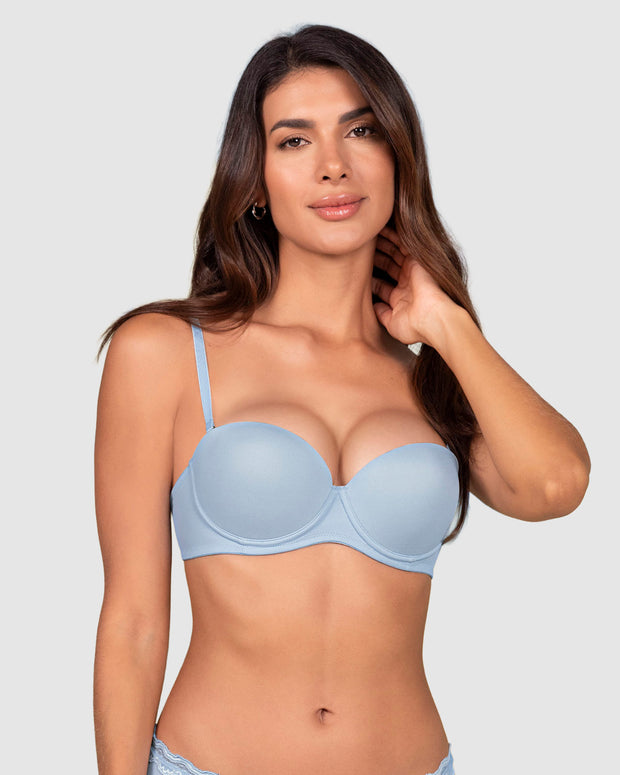 Brasier strapless con arco de realce suave