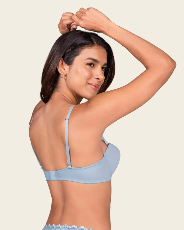 Brasier strapless con arco de realce suave