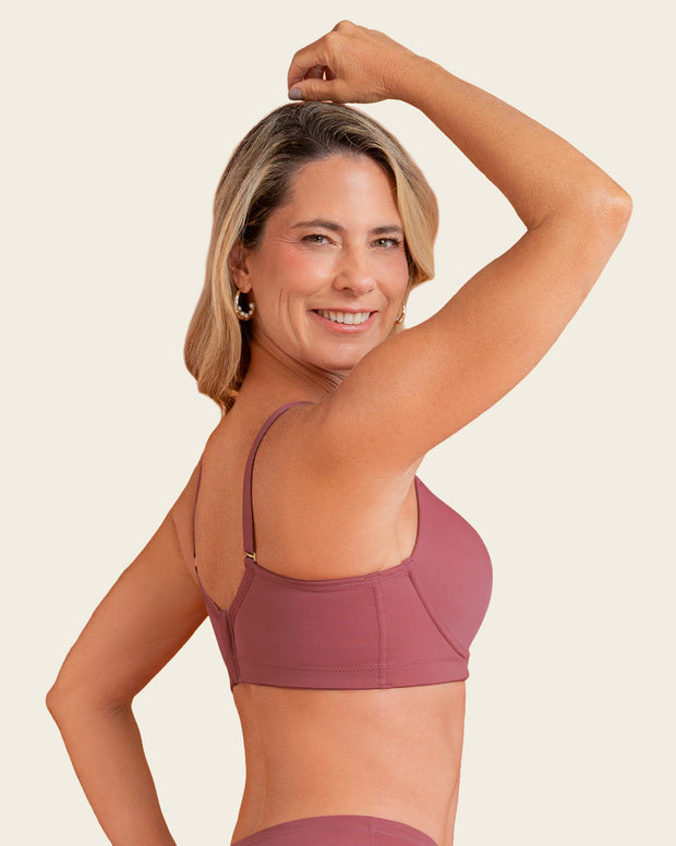 Brasier de realce suave y buen cubrimiento en espalda