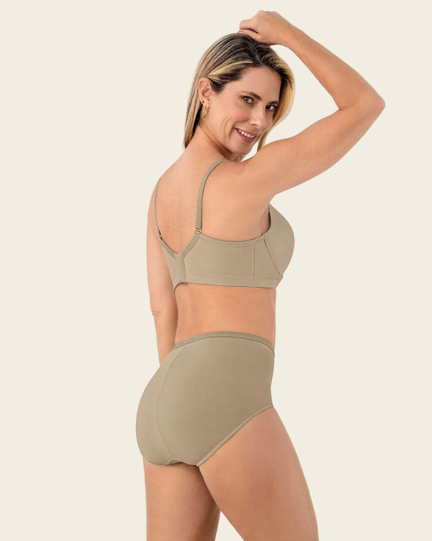 Brasier de realce suave y buen cubrimiento en espalda