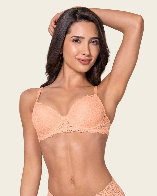 Brasier en encaje con cargaderas multiusos