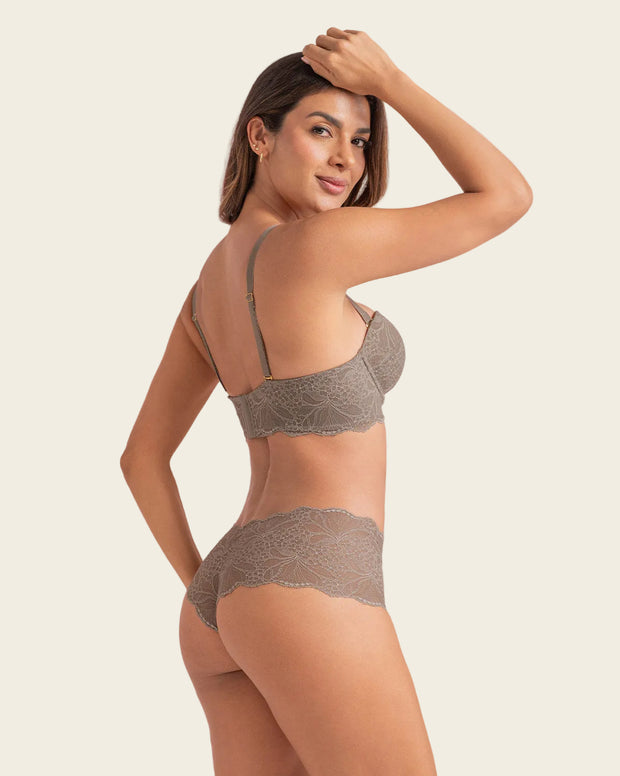 Brasier en encaje con realce incorporado