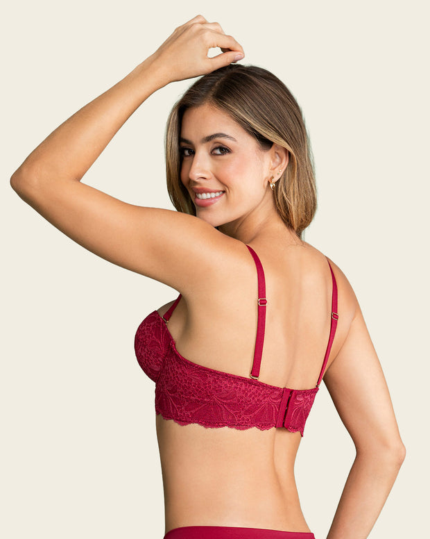 Brasier en encaje con realce incorporado