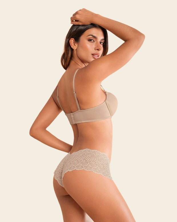 Brasier copa lisa con arcos y realce incorporado