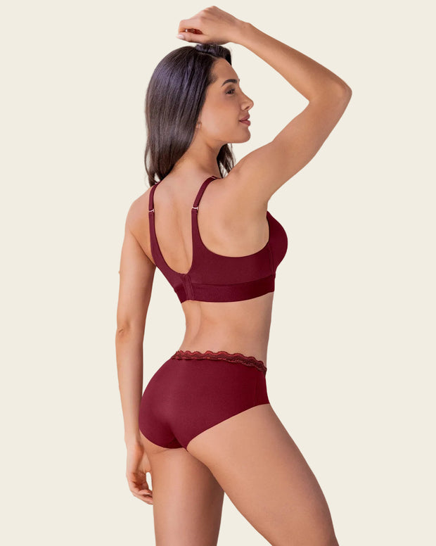 Brasier tipo top ultraliviano con copas internas fijas