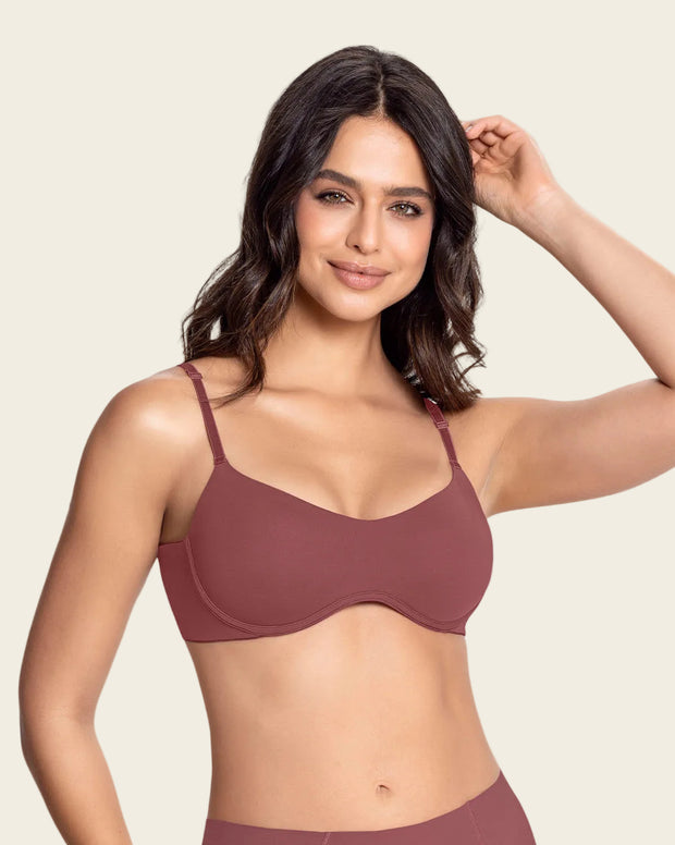 Brasier ultraliviano con copas internas fijas