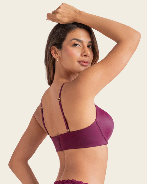 Brasier ultraliviano con copas internas fijas