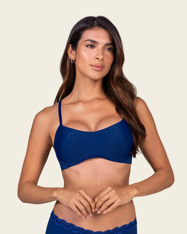 Brasier ultraliviano con copas internas fijas