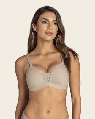 Brasier triangular sin arco estilo top#color_802-cafe-claro