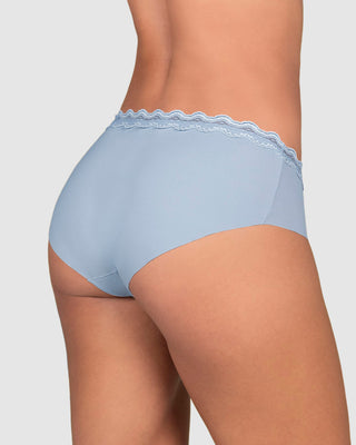 Panty hípster con encaje en cintura tiro medio#color_591-azul-claro
