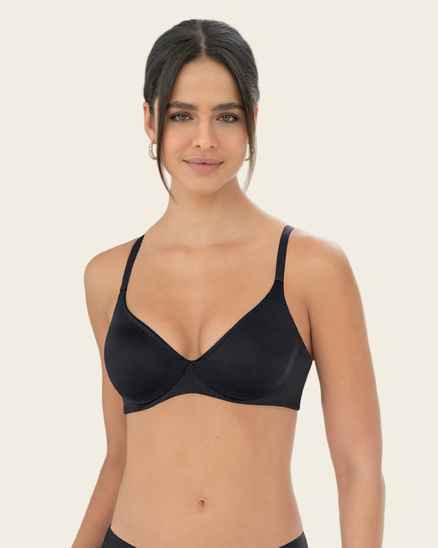 Paquete x 2 brasieres ultraligeros y suaves con copas en doble capa de tela