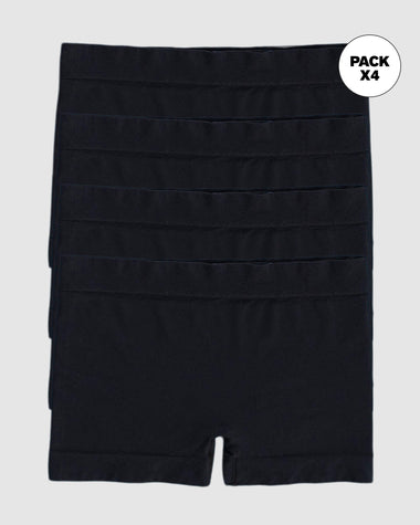 Paquete x 4 bóxers en tecnología seamless de total comodidad#color_700-negro