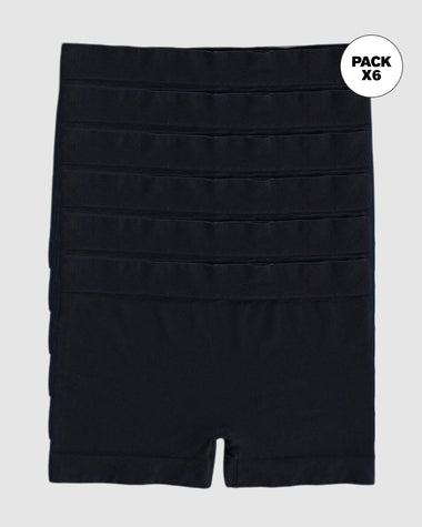 Paquete x 6 bóxers en tecnología seamless de total comodidad#color_700-negro