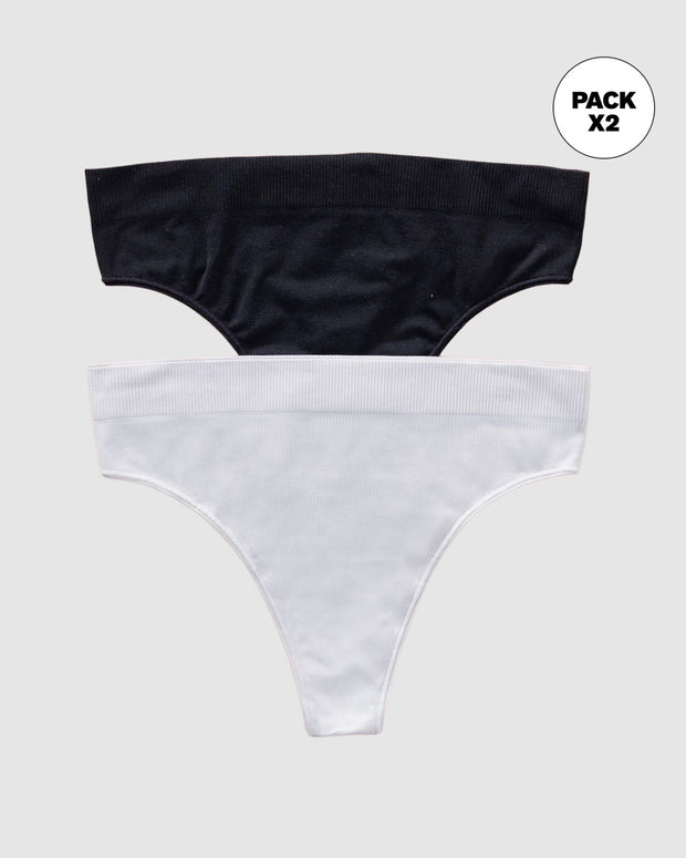 Paquete x 2 brasileras tiro alto en tecnología seamless