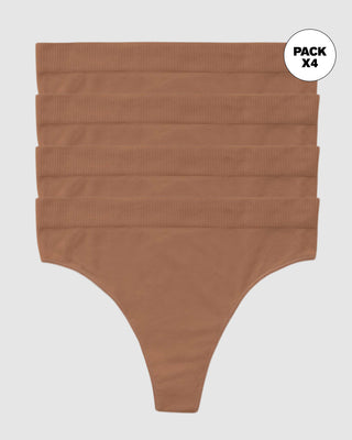 Paquete x 4 brasileras tiro alto en tecnología seamless#color_640-cafe-medio