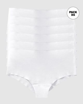 Paquete x 6 cacheteros invisibles tiro alto#color_000-blanco