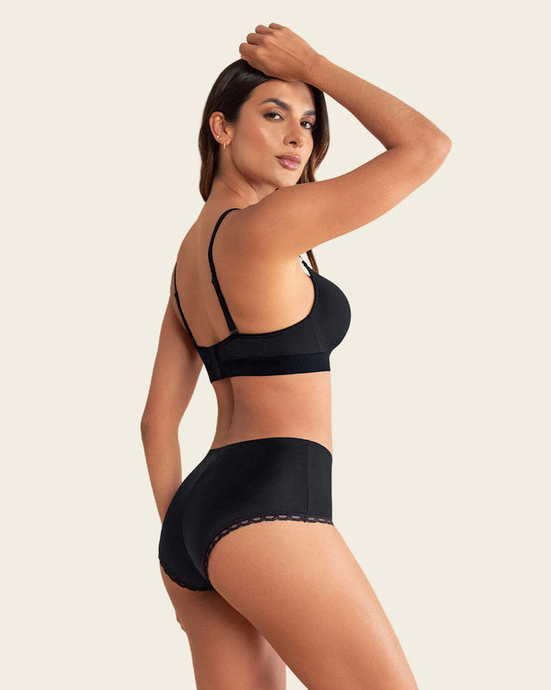 Paquete x 2 panties cacheteros, sin elásticos en cintura