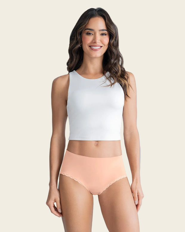Paquete x 2 panties cacheteros, sin elásticos en cintura