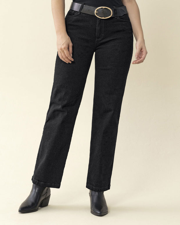 Jean bota recta básico