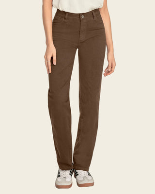 Jean bota recta para mujer#color_c23-cafe-chocolate