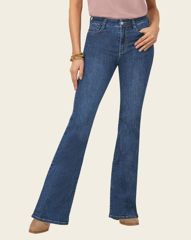 Jean levanta cola bota flare